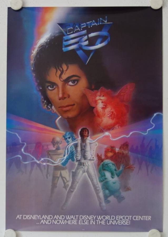 Captain Eo original release US Disney movie poster